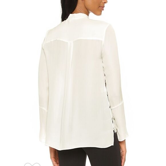 Derek Lamb 10 Crosby Sheer Silk Blouse - Picture 2 of 8